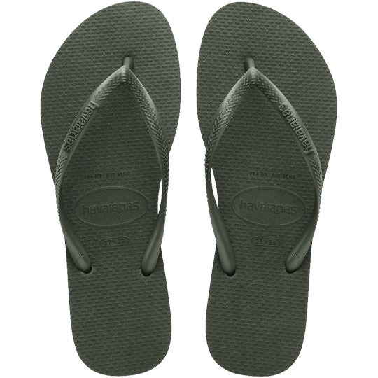 Havaianas Slim Jandals Green Olive 41 / 42 Brazil