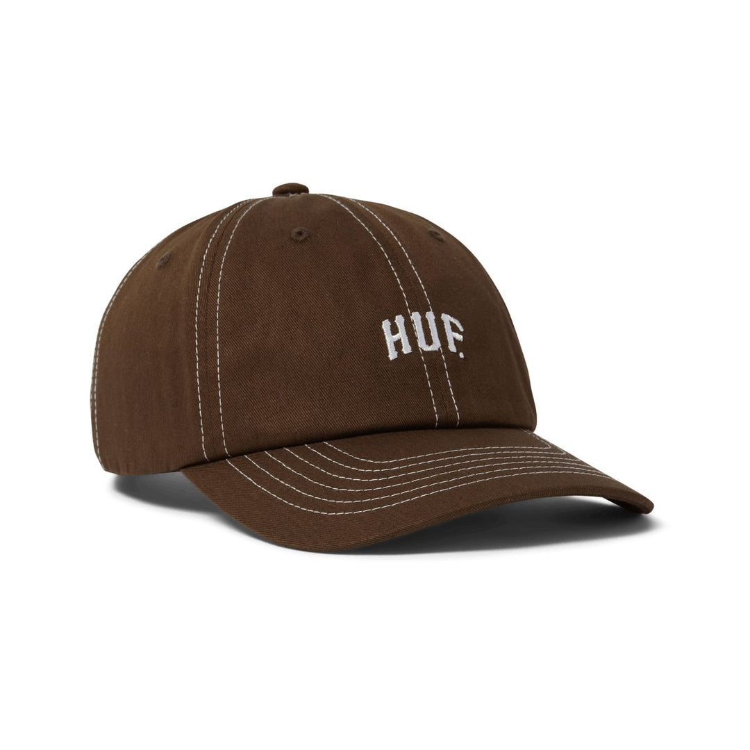 HUF Arch Logo 6-Panel Curved Visor Hat Bison