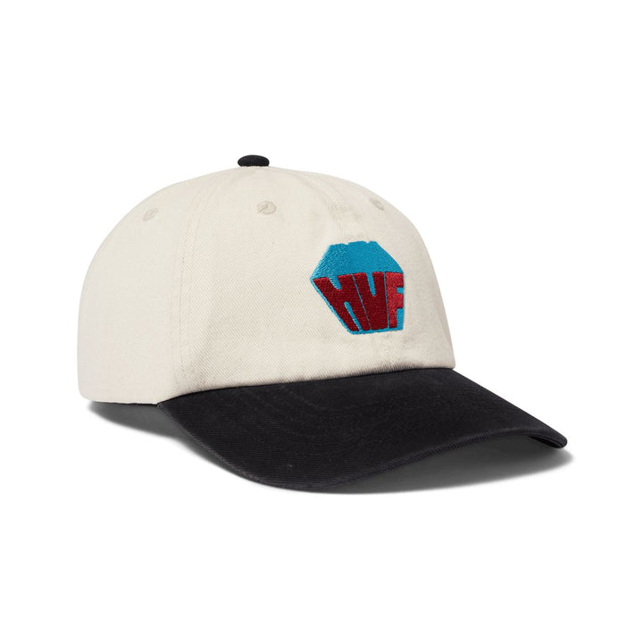 HUF Big Block Washed 6 Panel Hat Natural