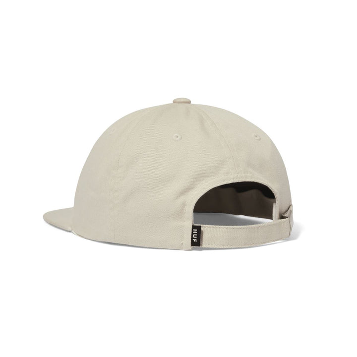 HUF Distressed Logo 5-Panel Strapback Hat