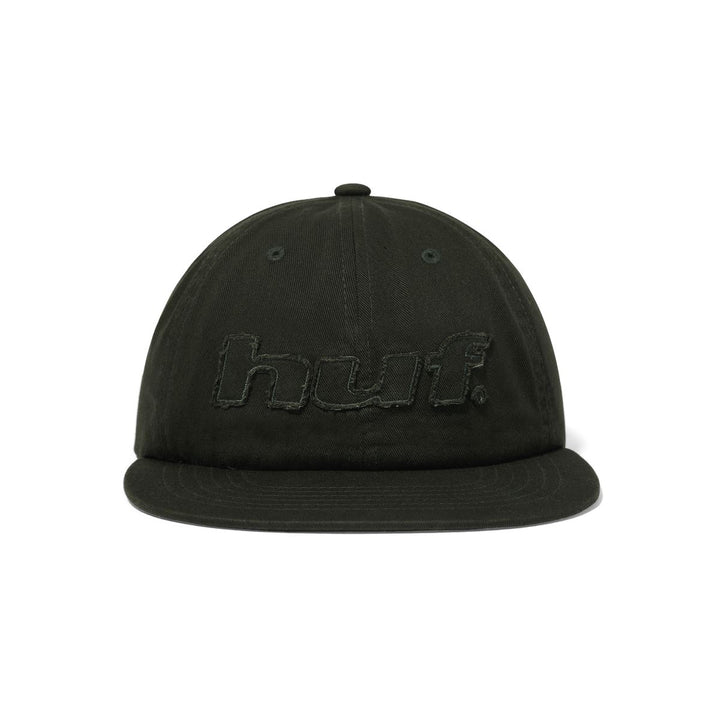 HUF Distressed Logo 5-Panel Strapback Hat