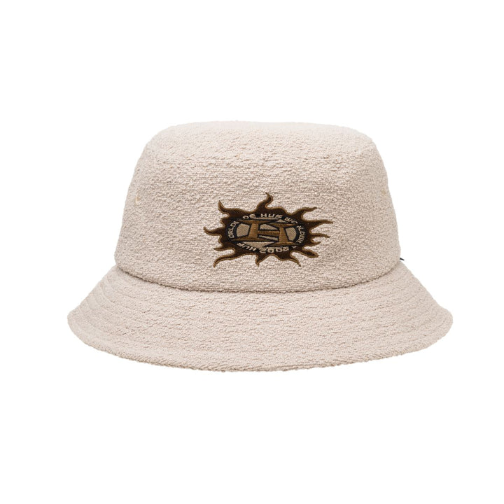 HUF Fire Bucket Hat Oatmeal