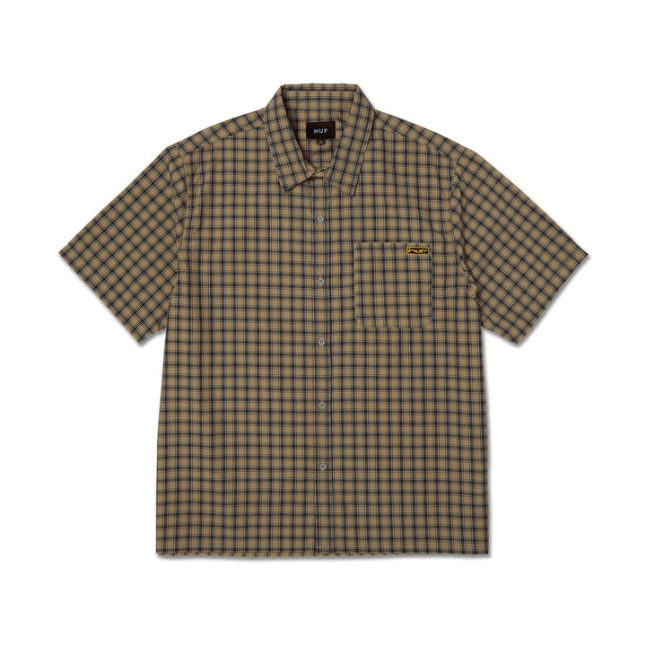 HUF Stretch Micro Plaid Shirt
