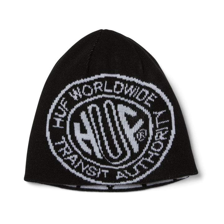 HUF Token Reversible Skull Beanie Black