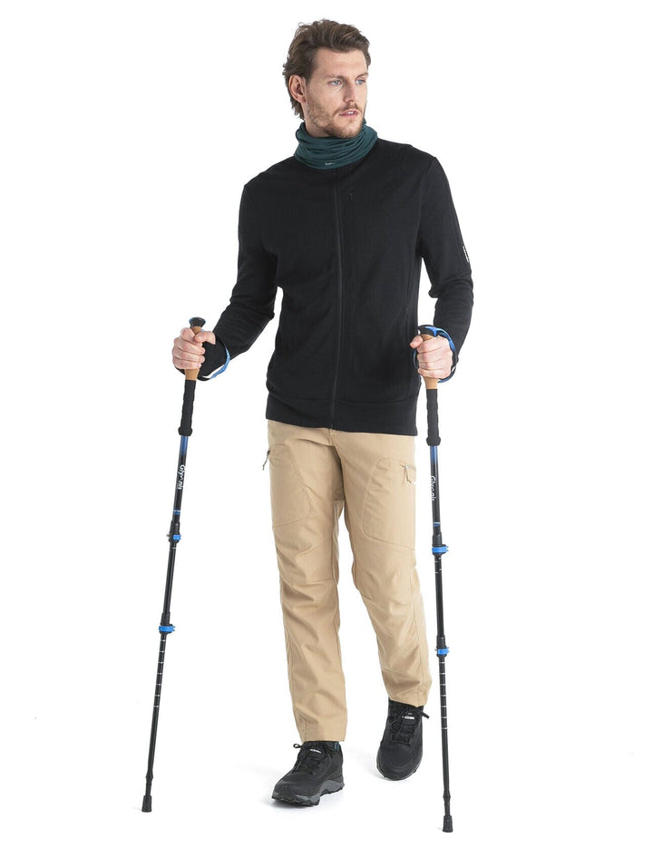 Icebreaker Merino 260 Quantum IV Long Sleeve Zip Hoodie Black S