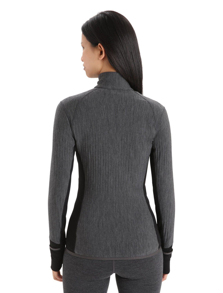 Icebreaker Womens Descender Long Sleeve Zip Jacket