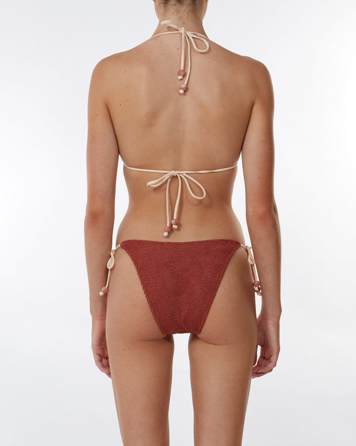 It's Now Cool The 90's Triangle Bikini - Mecca Crimp