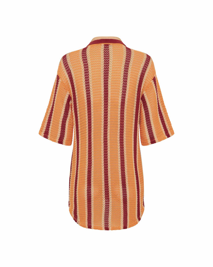 It's Now Cool The Crochet Shirt - Rodeo Stripe