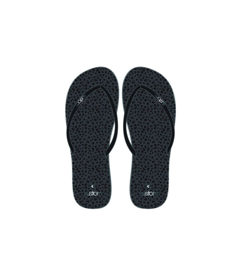 Kustom Classic Leopard Jandals