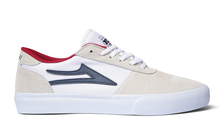 Lakai Manchester White / Navy Suede