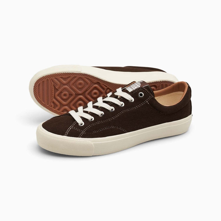 Last Resort AB VM003 Lo Cord - Dark Brown / White