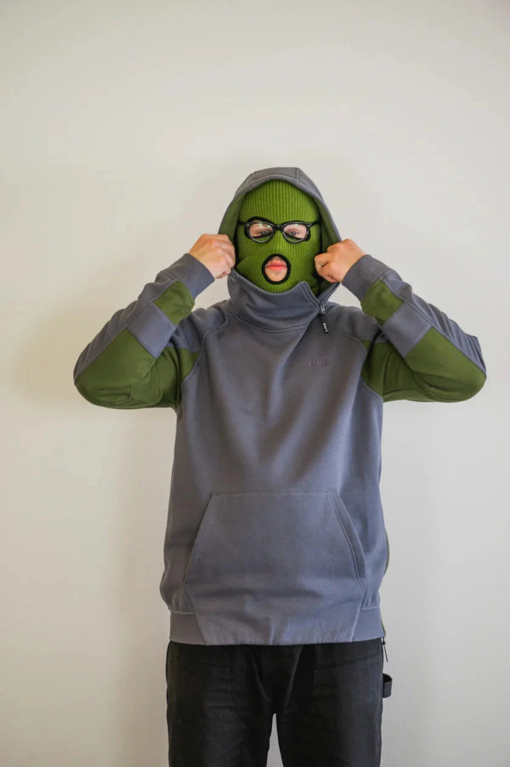 Line SOFTSHELL TECH HOODIE GREEN/OLIVE M