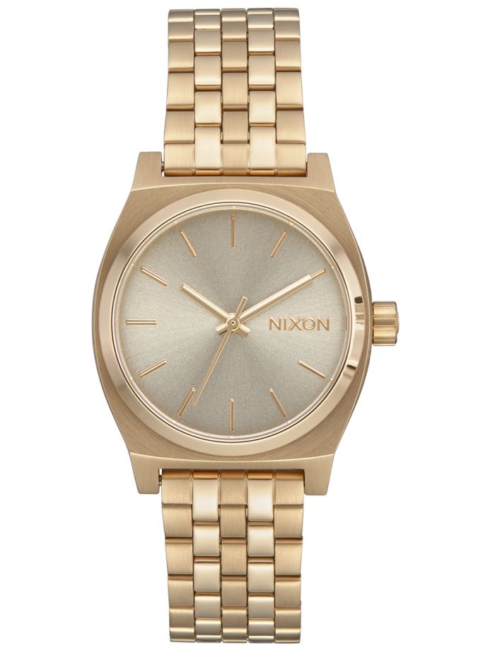 Nixon Medium Time Teller Light Gold / Vintage White