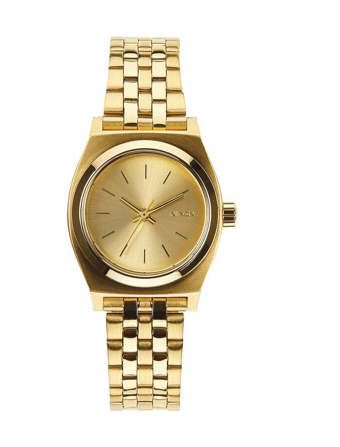Nixon Small Time Teller Watch All Gold