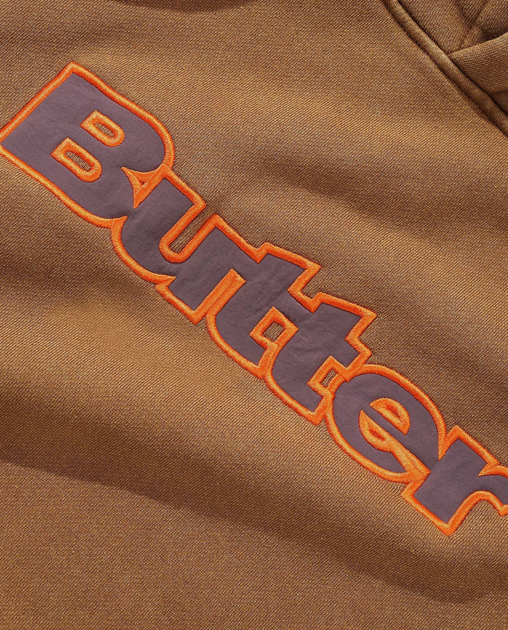 Nylon Logo Applique Pullover Hood