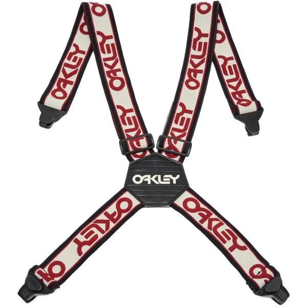 Oakley Factory Suspenders Arctic White / Iron Red