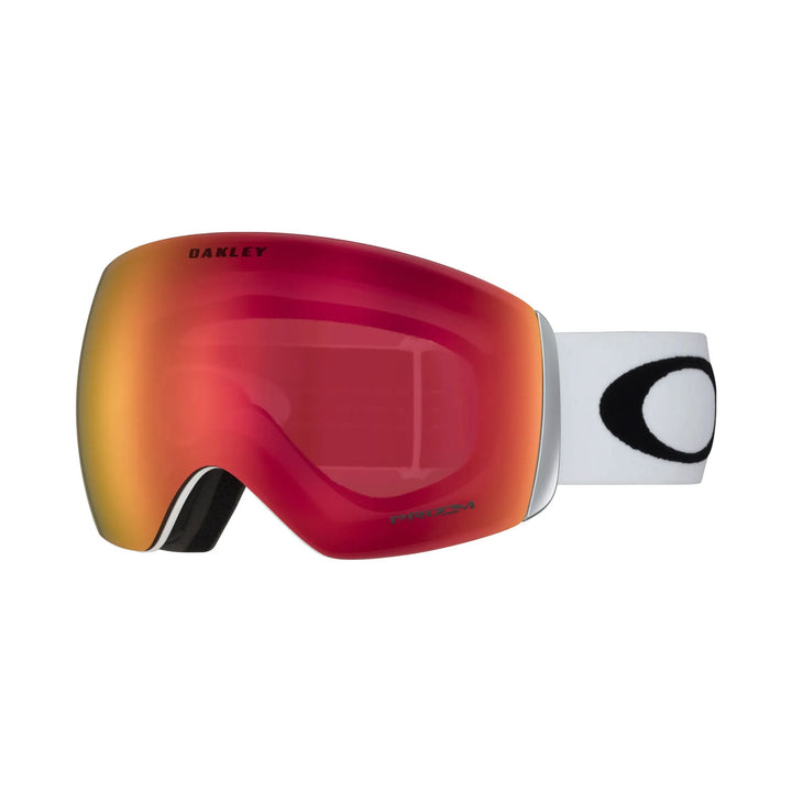 Oakley Flight Deck L Goggles 2025 Matte White / Prizm Snow Torch Iridium
