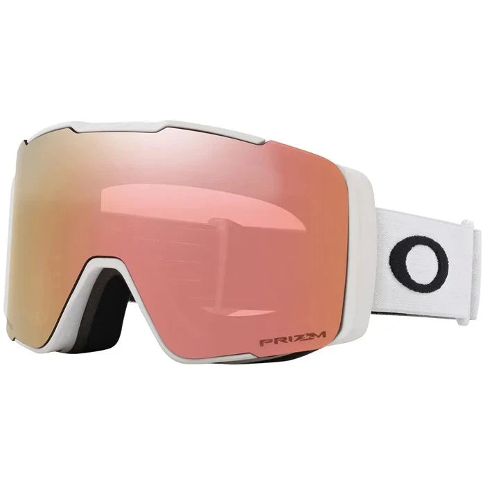 Oakley Line Miner Pro M Goggles 2025 Matte White / Prizm Rose Gold / Prizm Sapphire