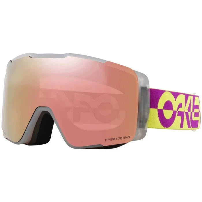 Oakley Line Miner Pro M Goggles 2025 Purple Yellow Duality / Prizm Rose Gold / Prizm Iced