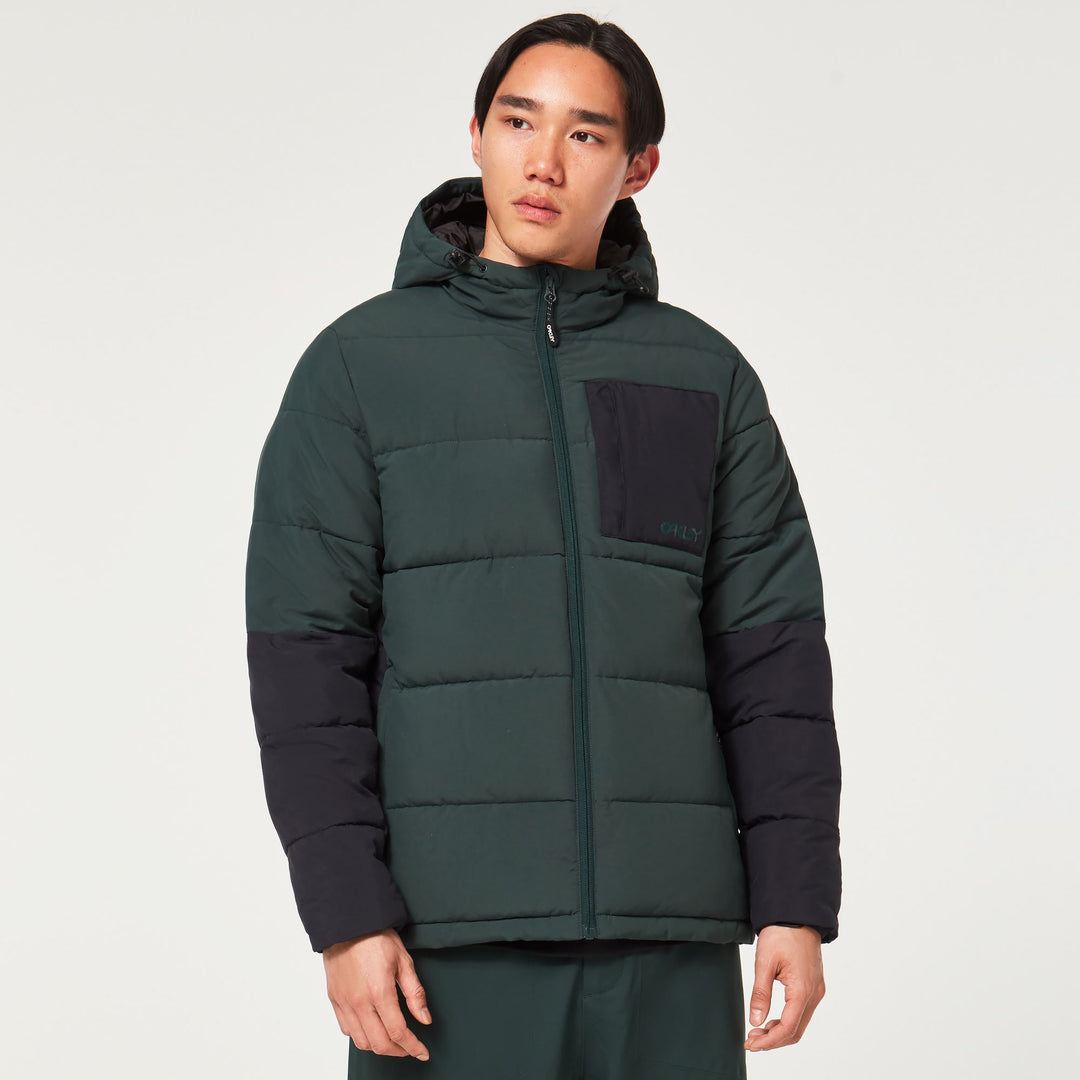 Oakley Tahoe Puffy RC Jacket Hunter Green / Blackout S