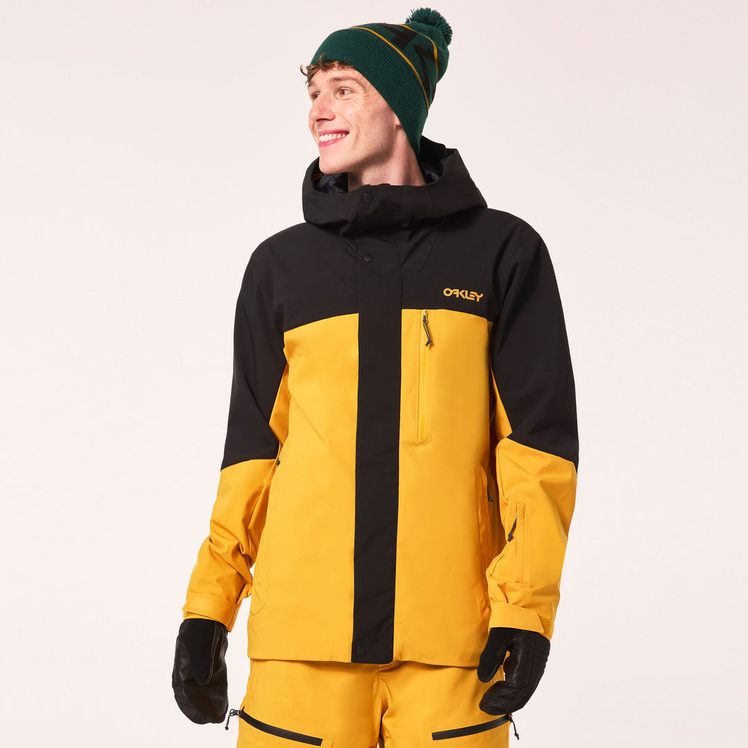 Oakley TNP TBT Shell Jacket Amber Yellow / Blackout S