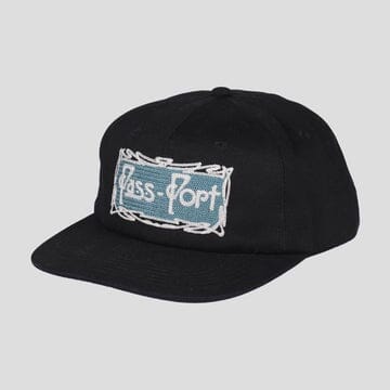 Passport Plume Workers Cap Black