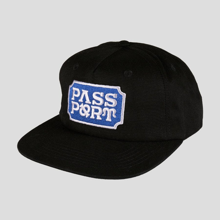 Passport Yearbook Logo Workers Cap Black