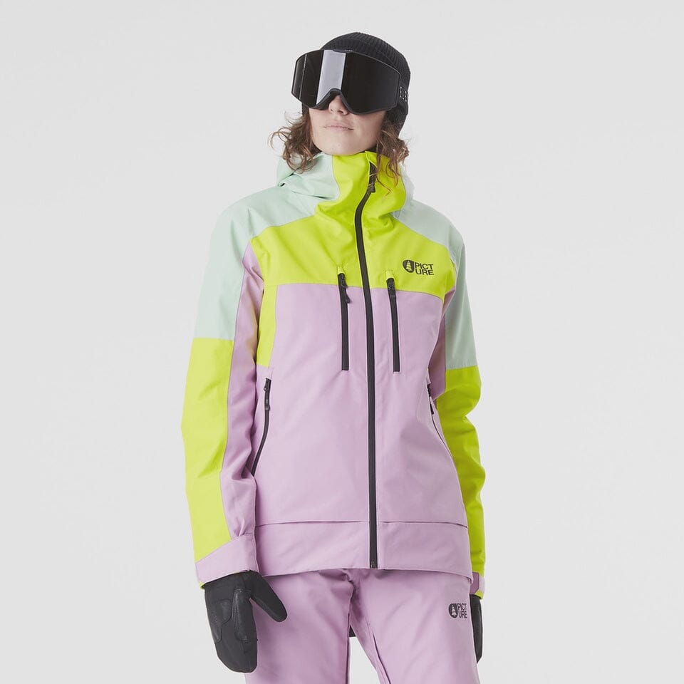 Picture Exa Womens Jacket Orchid Acid Lime Silt S