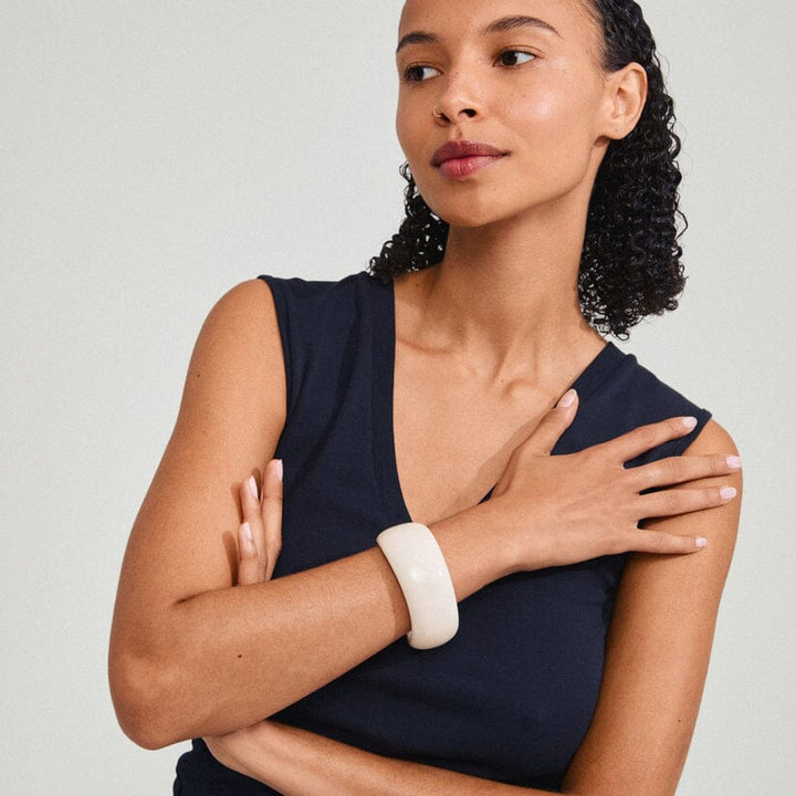 Pilgrim AASE Maxi Bangle - Beige