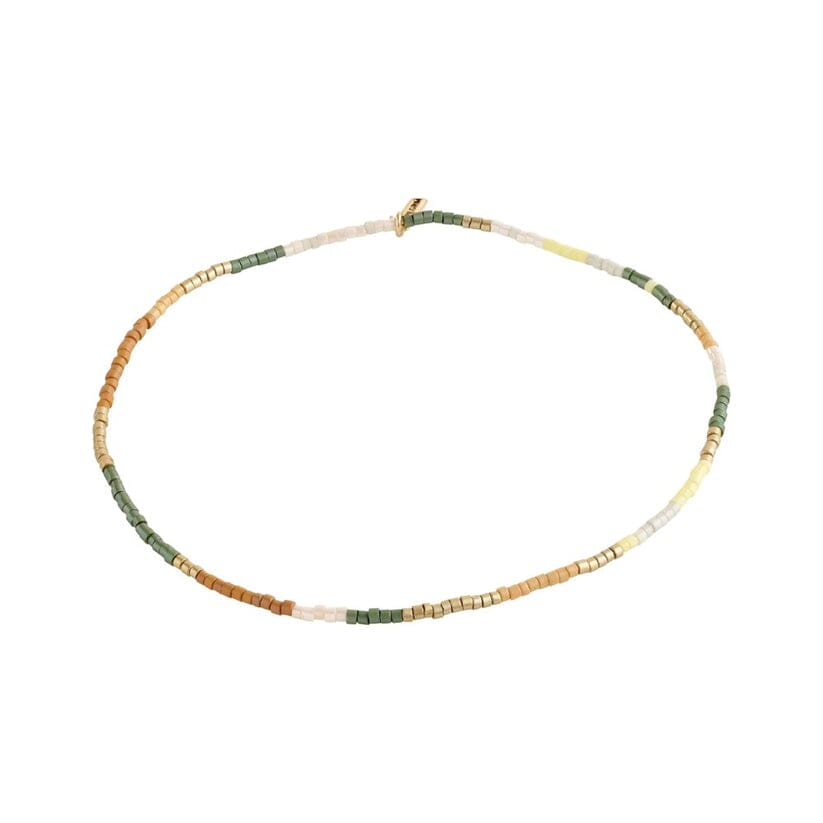 Pilgrim Alison Ankle Chain Brown / Gold Plated