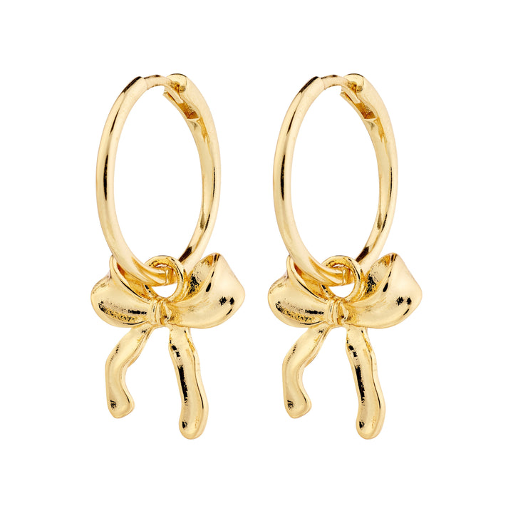 Pilgrim Cassian Recycled Hoop Earrings Gold Plated / Multi