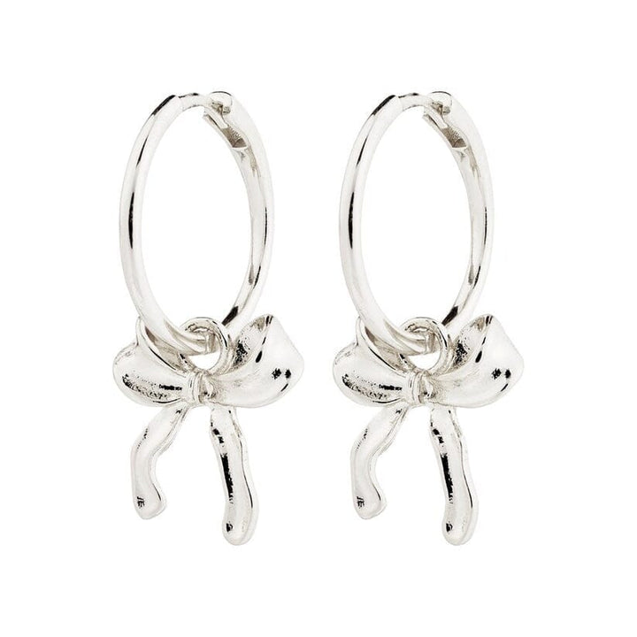 Pilgrim Cassian Recycled Hoop Earrings Silver Plated / Multi