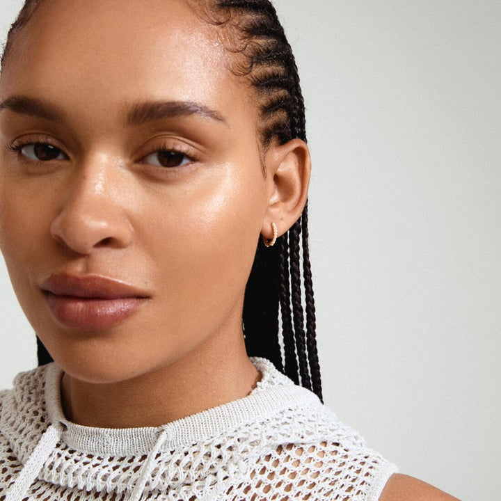 Pilgrim Kalia Hoop Earrings Gold Plated