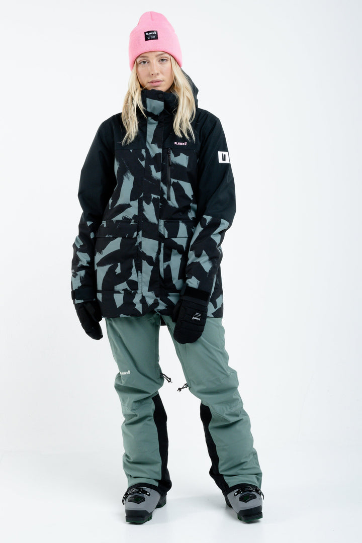 Planks All Time Insulated Womens Jacket Brush Sage Green XS