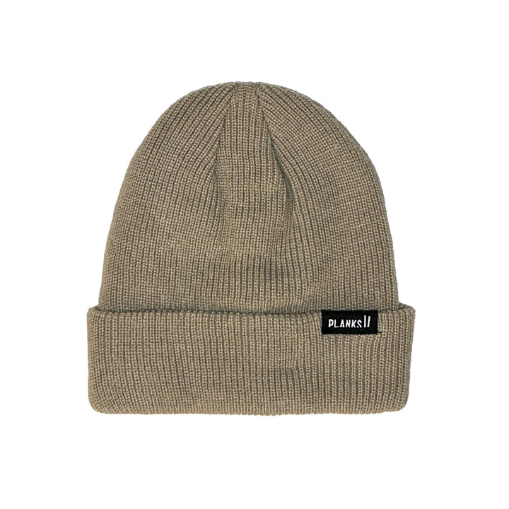 Planks Unisex Essentials Beanie Mushroom
