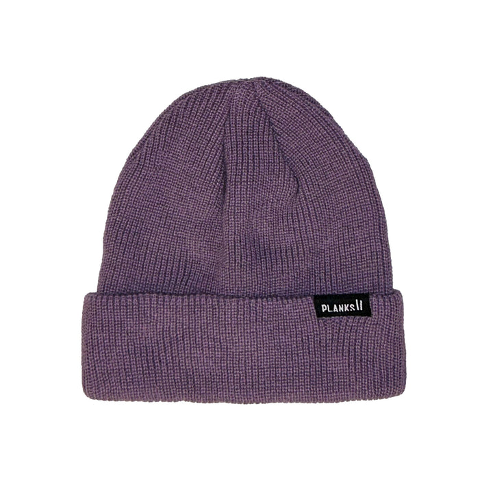 Planks Unisex Essentials Beanie Steep Purple