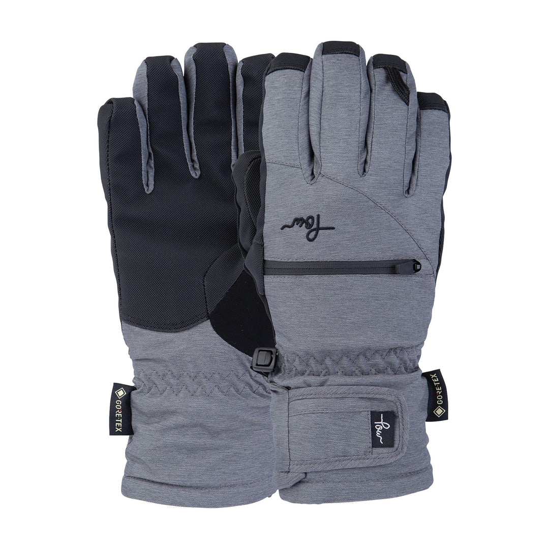 POW Womens Cascadia GTX Short Glove +WARM Grey S