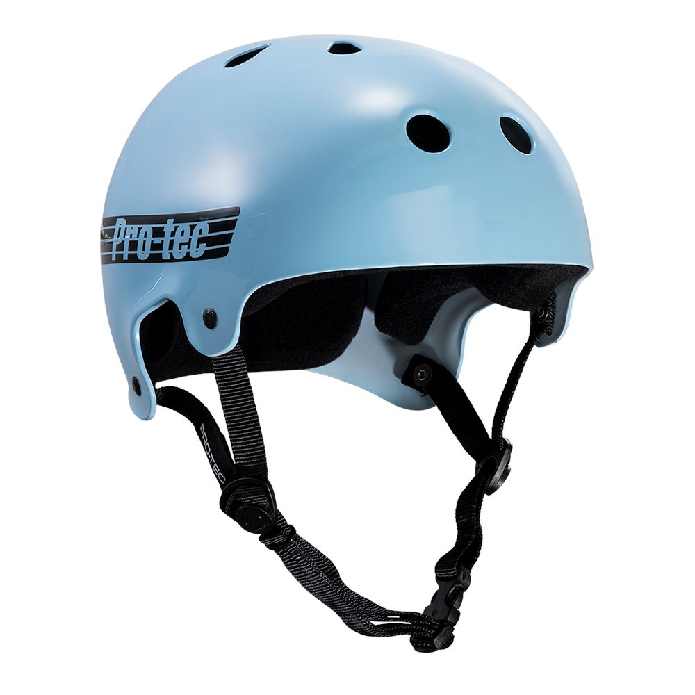 Pro-Tec Old School Certified Helmet Gloss Baby Blue L