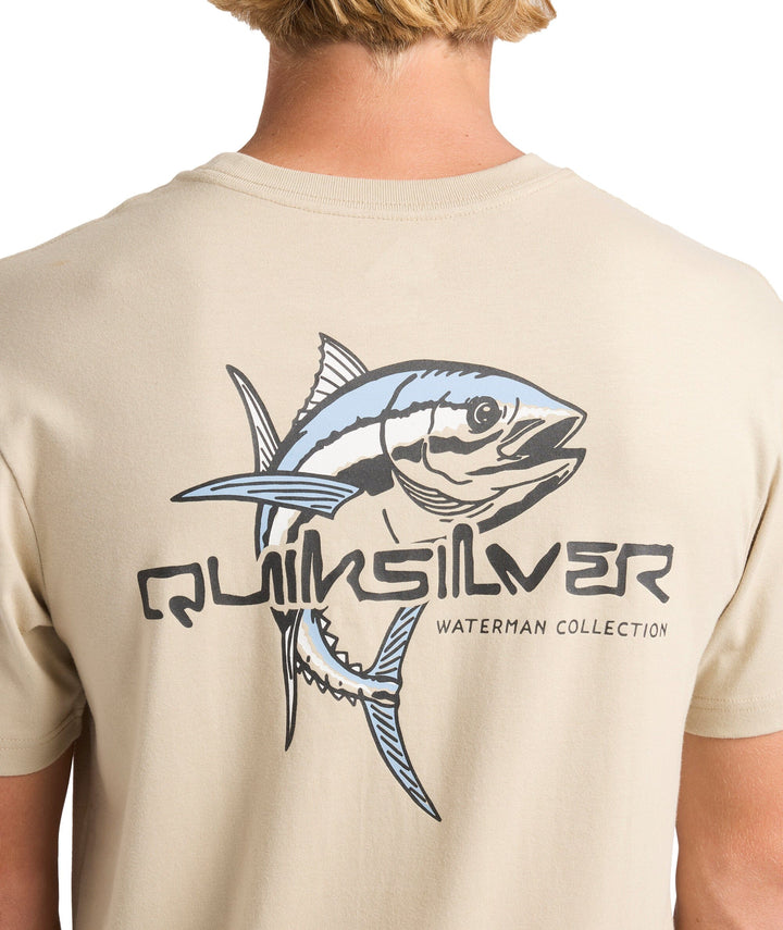 Quiksilver Catch And Release T-Shirt Cloudy Gray S