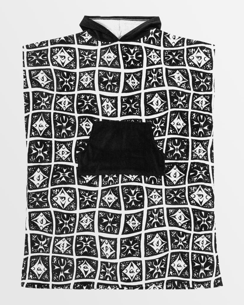 Quiksilver Hooded Towel Black Beach Club Casual