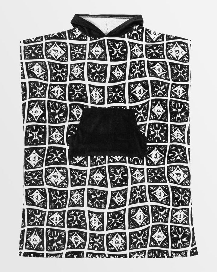 Quiksilver Hooded Towel Black Beach Club Casual