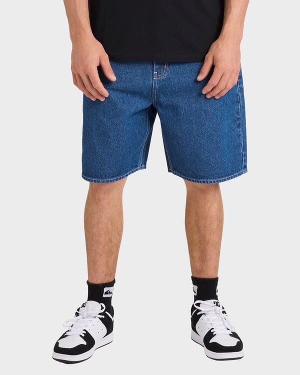 Quiksilver Impaired Baggy Denim Shorts