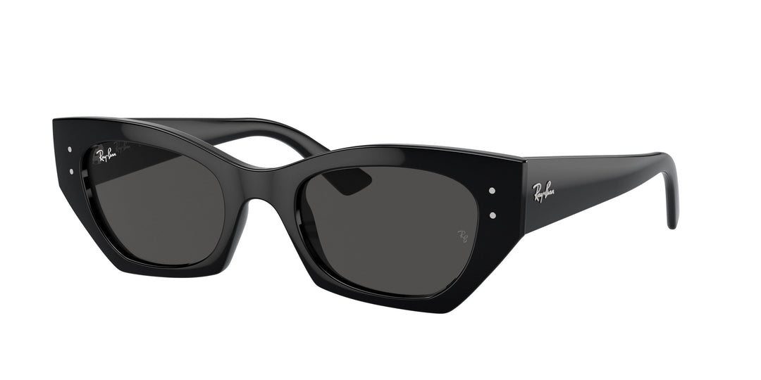 Ray Ban Zena Sunglasses Black /Dark Grey
