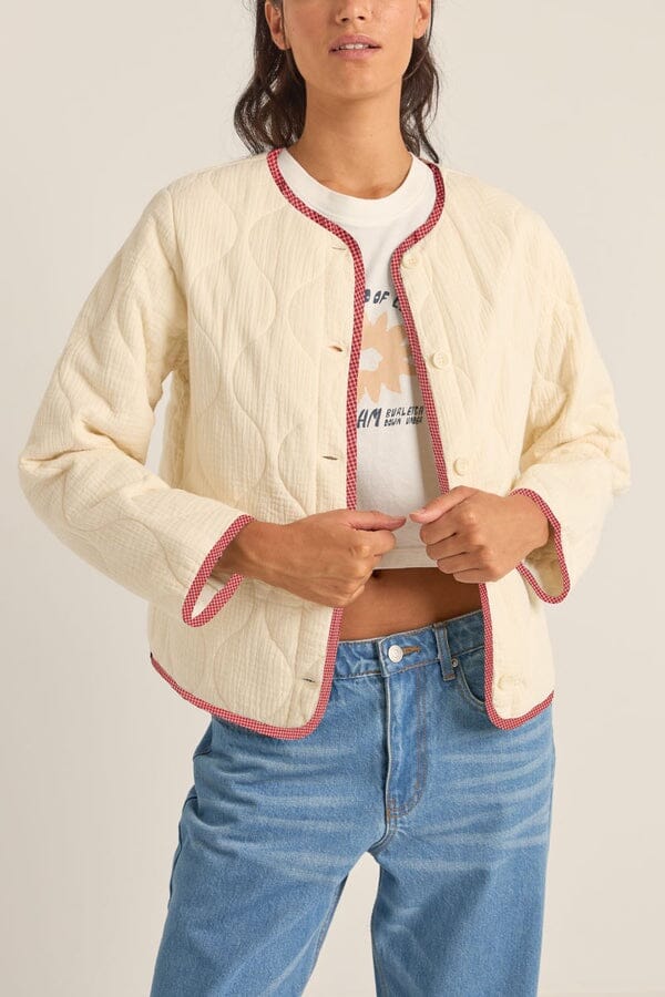 Rhythm Check Quilted Jacket