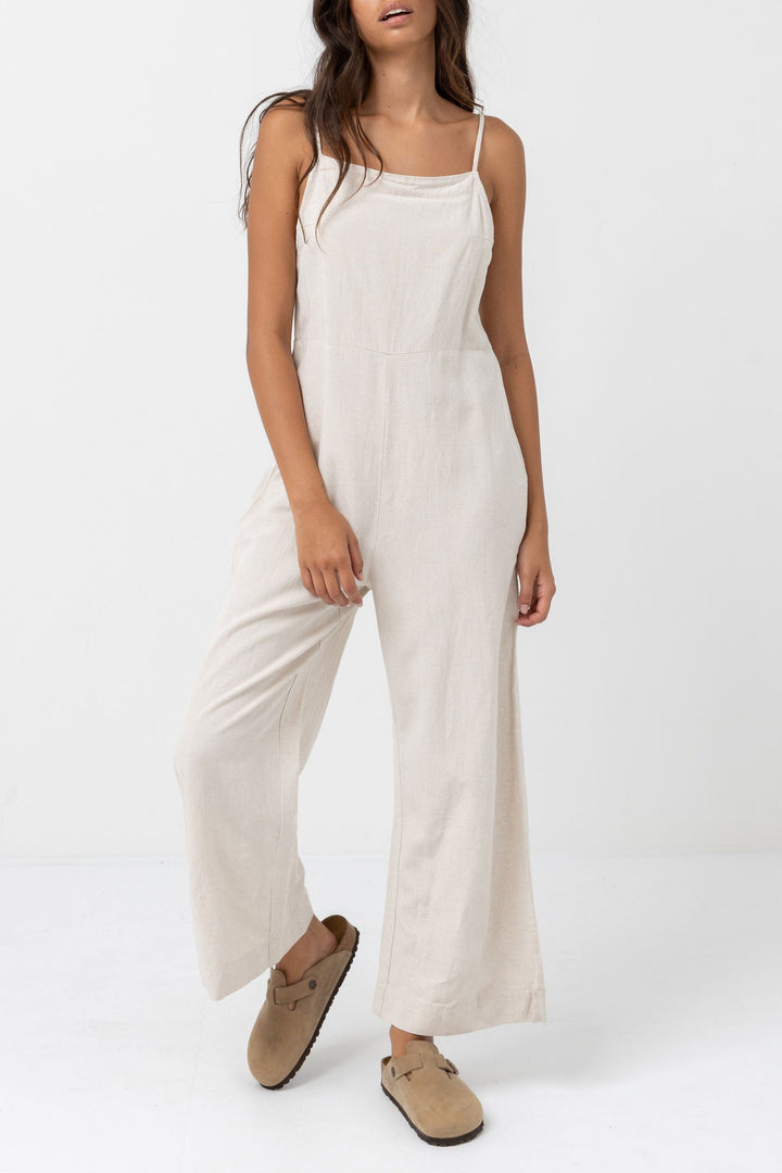Rhythm Classic Jumpsuit Oat 8