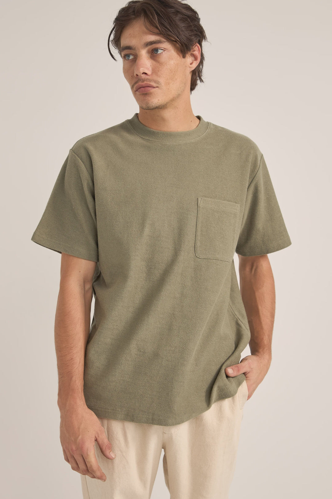 Rhythm Contrast Vintage Terry T-Shirt