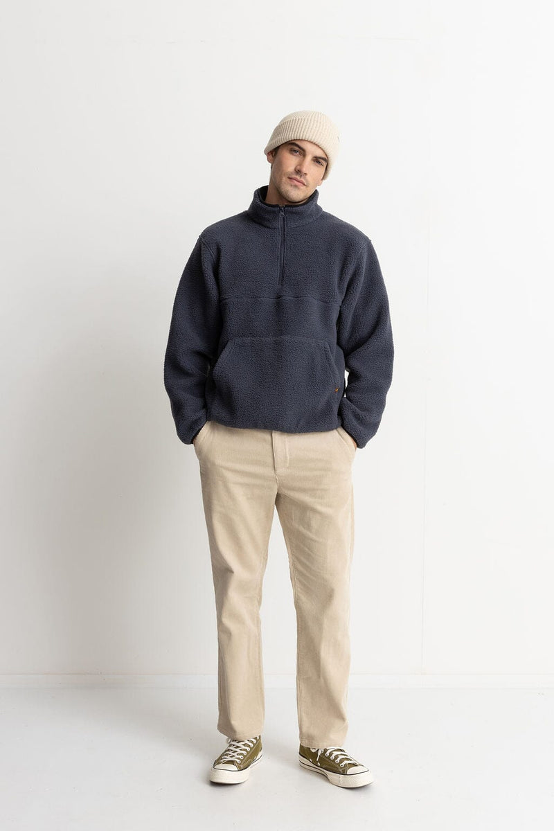 Half zip sherpa pullover best sale