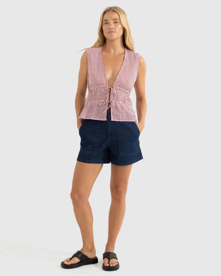 Rhythm Tie Front Top