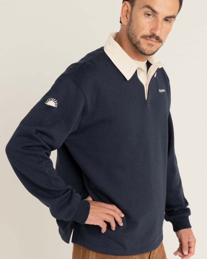 Rhythm Vintage Rugby Long Sleeve Polo