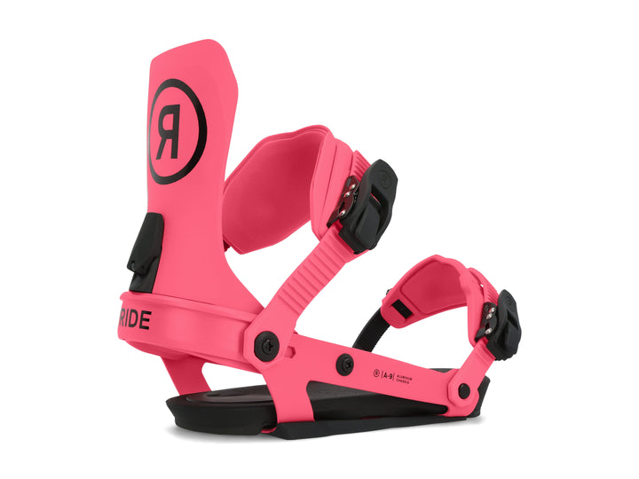 Ride A-9 Snowboard Bindings 2024 Pink M